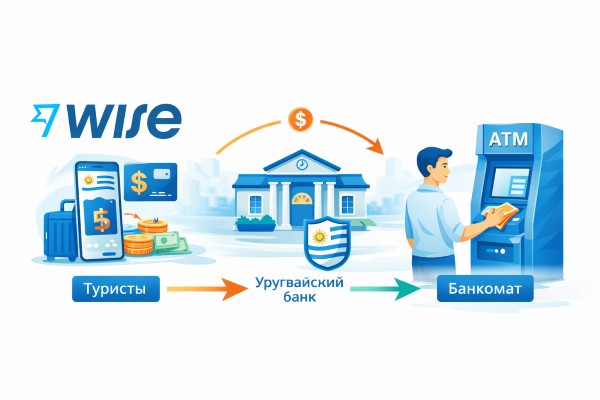 Использование wise в Уругвае