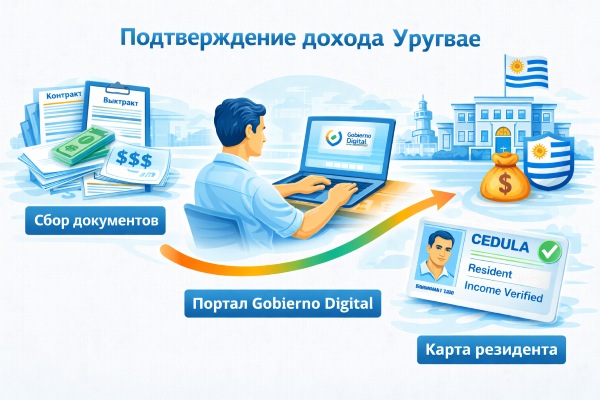 Подтверждение дохода для ВНЖ в Уругвае